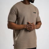 Woven Patch Waffle Tee