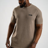 Woven Patch Waffle Tee