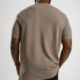 Woven Patch Waffle Tee