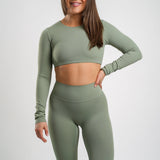 Flow Long Sleeved Crop