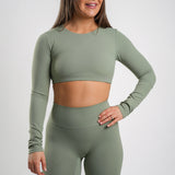Flow Long Sleeved Crop