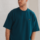 Oversized Short Sleeve Waffle Tee