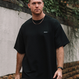 Oversized Short Sleeve Waffle Tee