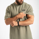 Woven Patch Waffle Tee