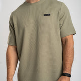 Woven Patch Waffle Tee