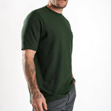 Woven Patch Waffle Tee